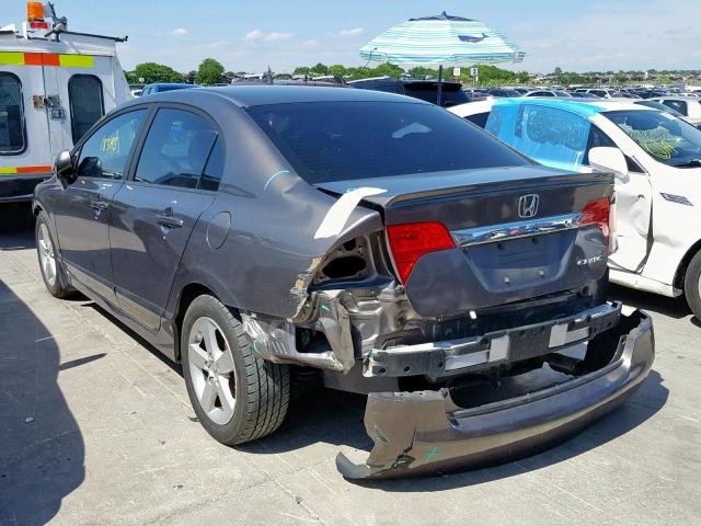 19XFA1F67BE029742 - 2011 HONDA CIVIC LX-S Մոխրագույն լուսանկար 3