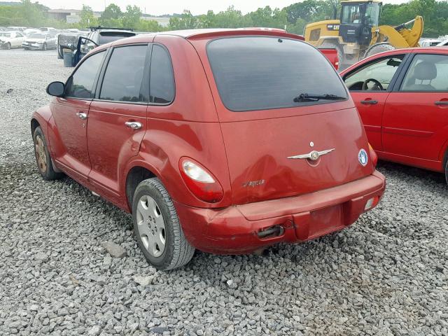 3A4FY48B07T509996 - 2007 CHRYSLER PT CRUISER RED photo 3