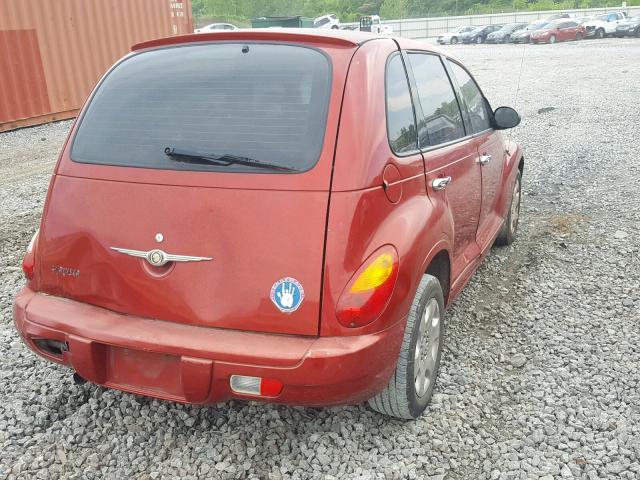 3A4FY48B07T509996 - 2007 CHRYSLER PT CRUISER RED photo 4