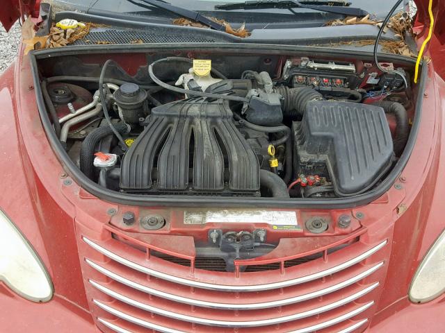 3A4FY48B07T509996 - 2007 CHRYSLER PT CRUISER RED photo 7