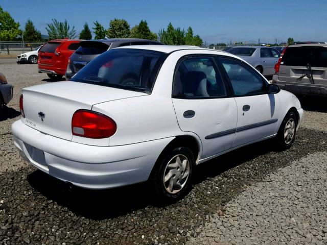 2C1MR522016713876 - 2001 CHEVROLET METRO LSI WHITE photo 4