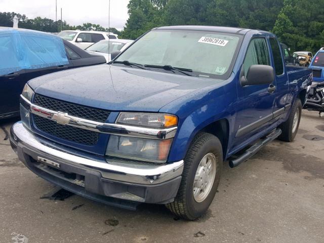 1GCCS196668173729 - 2006 CHEVROLET COLORADO BLUE photo 2