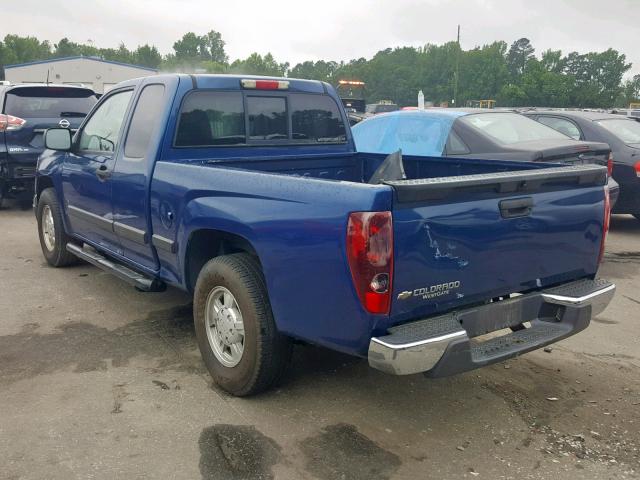 1GCCS196668173729 - 2006 CHEVROLET COLORADO BLUE photo 3