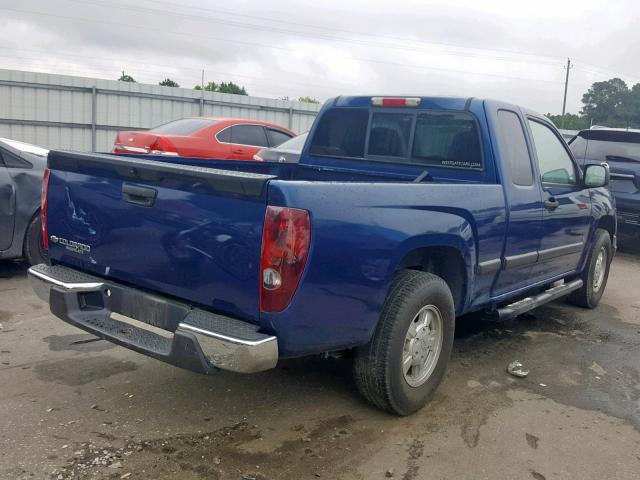 1GCCS196668173729 - 2006 CHEVROLET COLORADO BLUE photo 4