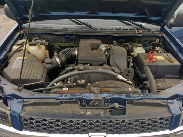 1GCCS196668173729 - 2006 CHEVROLET COLORADO BLUE photo 7