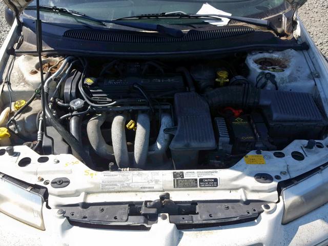 1B3EJ56X6YN284609 - 2000 DODGE STRATUS ES WHITE photo 7