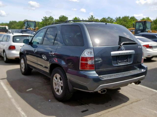 2HNYD18656H508999 - 2006 ACURA MDX TOURIN BLUE photo 3