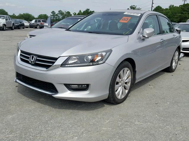 1HGCR2F81EA244805 - 2014 HONDA ACCORD EXL SILVER photo 2