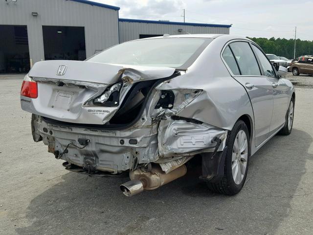 1HGCR2F81EA244805 - 2014 HONDA ACCORD EXL SILVER photo 4