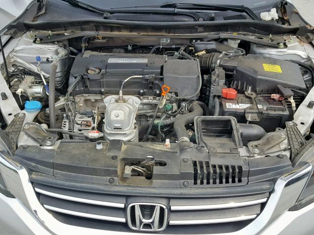 1HGCR2F81EA244805 - 2014 HONDA ACCORD EXL SILVER photo 7