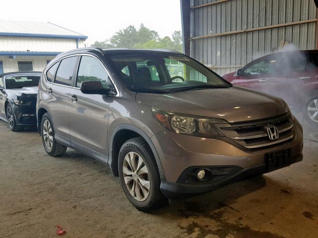 5J6RM3H72DL022126 - 2013 HONDA CR-V EXL GRAY photo 1