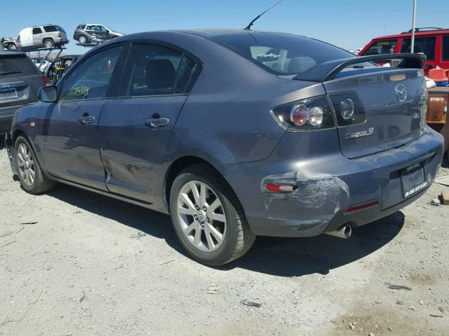 JM1BK324171657401 - 2007 MAZDA 3 S GRAY photo 3