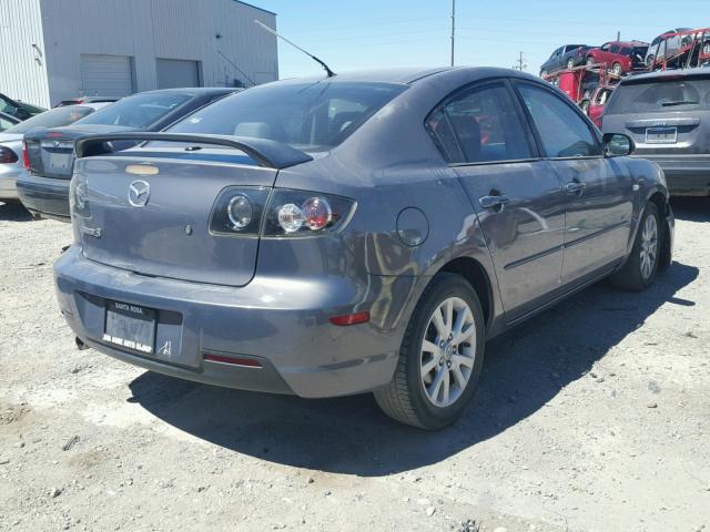 JM1BK324171657401 - 2007 MAZDA 3 S GRAY photo 4