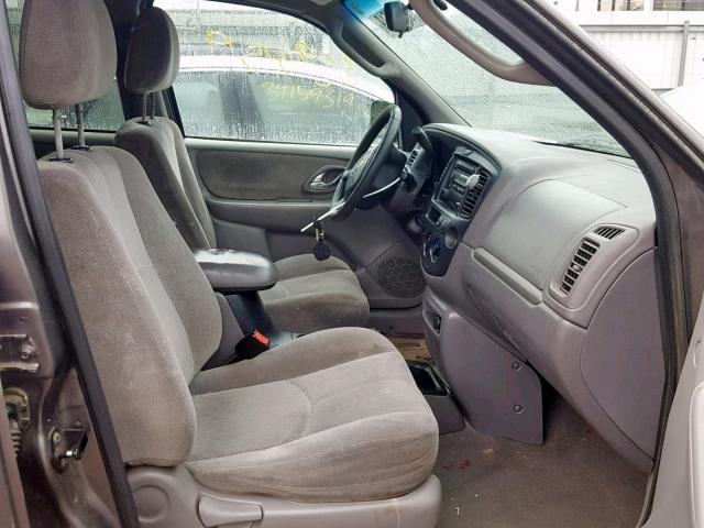 4F2YU09142KM65276 - 2002 MAZDA TRIBUTE LX GRAY photo 5