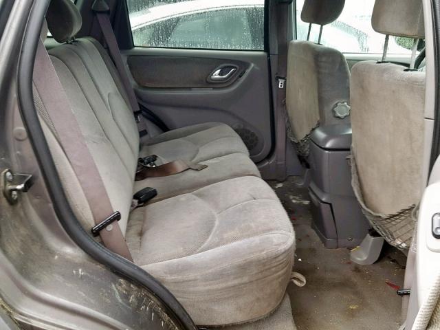 4F2YU09142KM65276 - 2002 MAZDA TRIBUTE LX GRAY photo 6