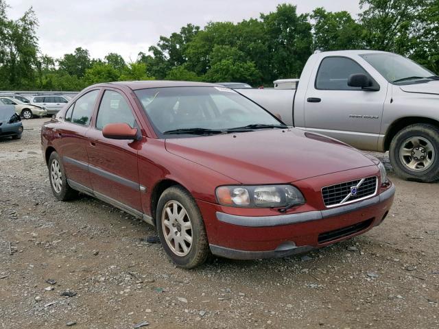 YV1RS61R822161411 - 2002 VOLVO S60 MAROON photo 1