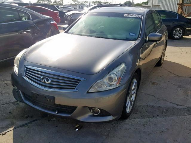 JN1CV6AP4CM628253 - 2012 INFINITI G37 BASE GRAY photo 2