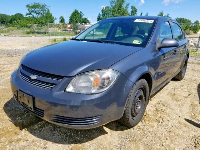 1G1AT58H497224212 - 2009 CHEVROLET COBALT LT BLUE photo 2