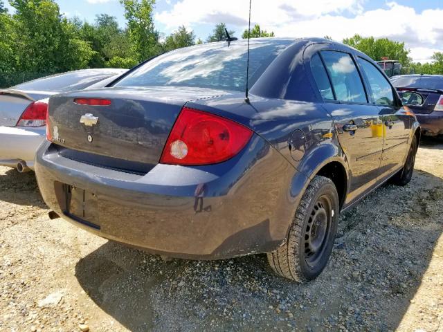 1G1AT58H497224212 - 2009 CHEVROLET COBALT LT BLUE photo 4