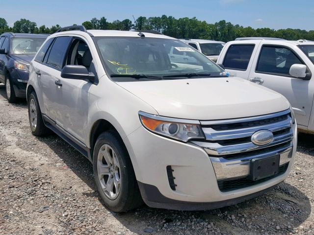 2FMDK3G94DBA72742 - 2013 FORD EDGE SE WHITE photo 1