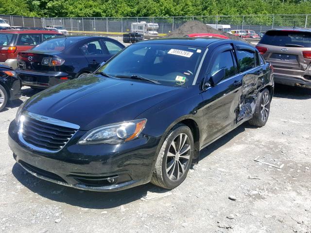 1C3CCBCG0DN503288 - 2013 CHRYSLER 200 LIMITE BLACK photo 2