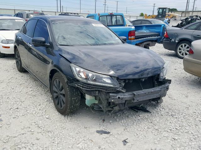 1HGCR2F89EA088142 - 2014 HONDA ACCORD EXL BLACK photo 1