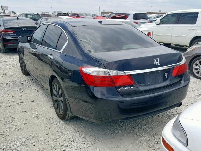 1HGCR2F89EA088142 - 2014 HONDA ACCORD EXL BLACK photo 3