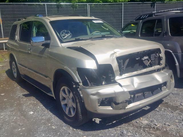 5N3AA08C48N905603 - 2008 INFINITI QX56 GOLD photo 1