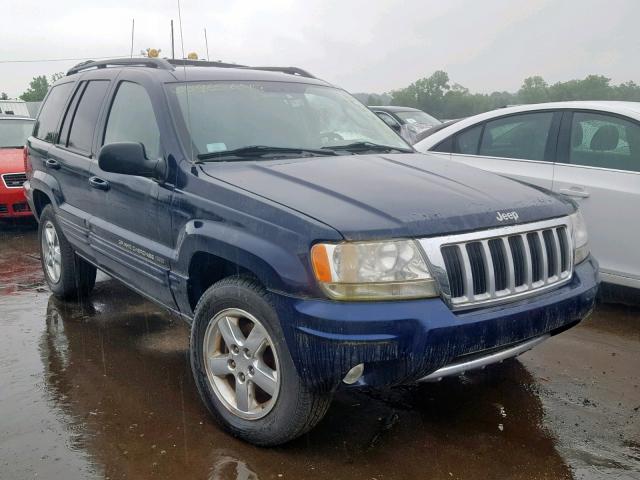 1J8GW58N24C383432 - 2004 JEEP GRAND CHER BLUE photo 1