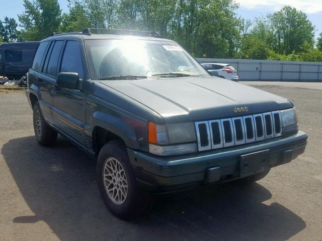 1J4GZ78Y0RC305947 - 1994 JEEP GRAND CHER GREEN photo 1