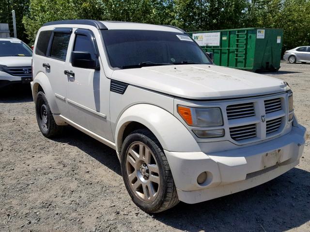 1D8GU58658W187271 - 2008 DODGE NITRO R/T WHITE photo 1