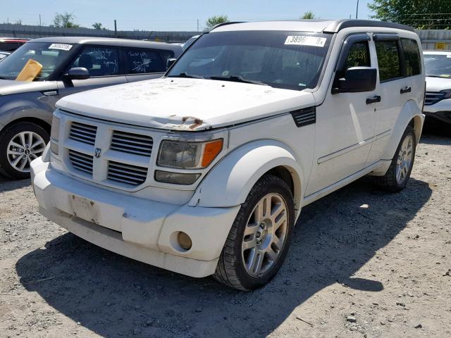 1D8GU58658W187271 - 2008 DODGE NITRO R/T WHITE photo 2