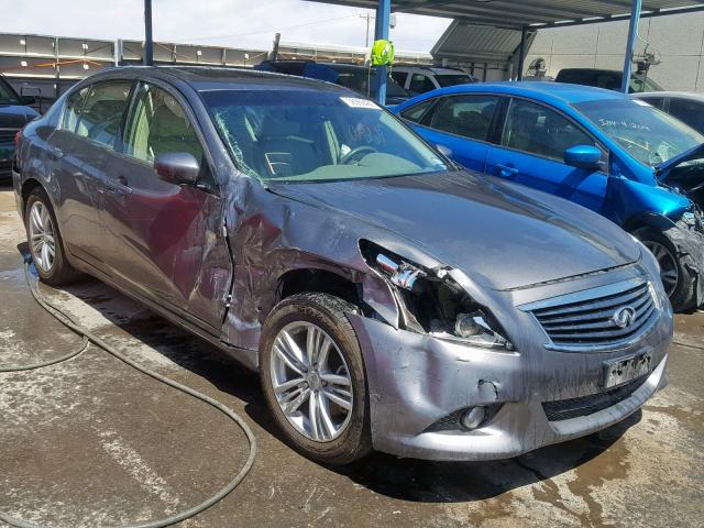 JN1DV6AP2BM604245 - 2011 INFINITI G25 BASE GRAY photo 1