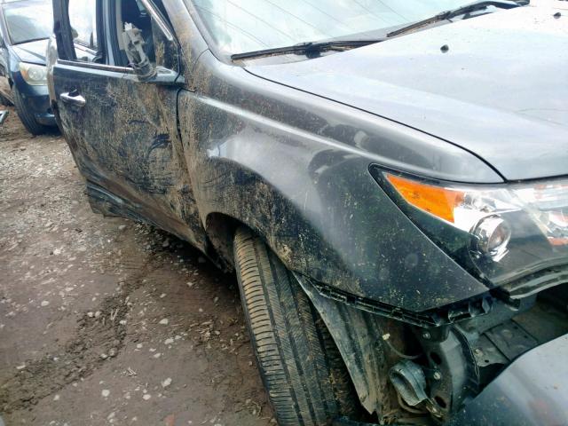 2HNYD2H23CH548920 - 2012 ACURA MDX BLUE photo 9