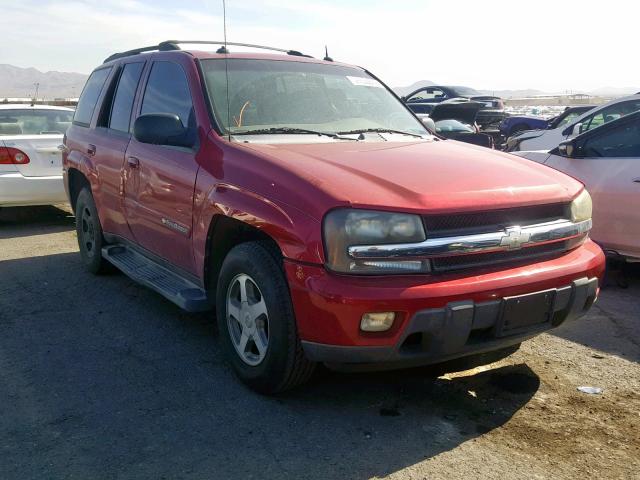 1GNDS13S342265012 - 2004 CHEVROLET TRAIL BLAZ RED photo 1