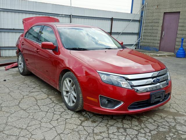 3FAHP0JA7CR256247 - 2012 FORD FUSION SEL RED photo 1