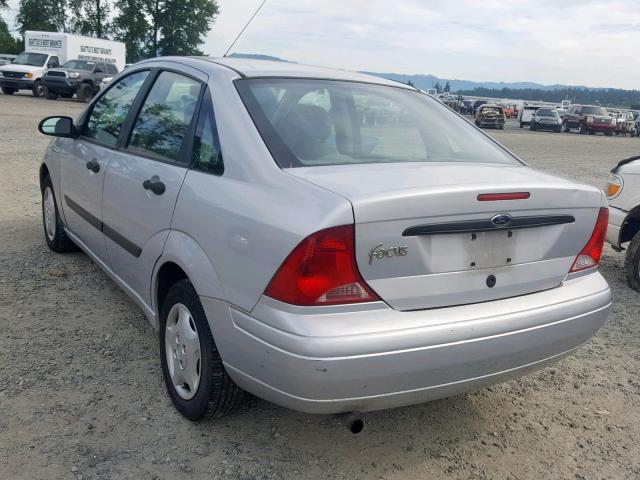 1FAFP33P41W156949 - 2001 FORD FOCUS LX SILVER photo 3