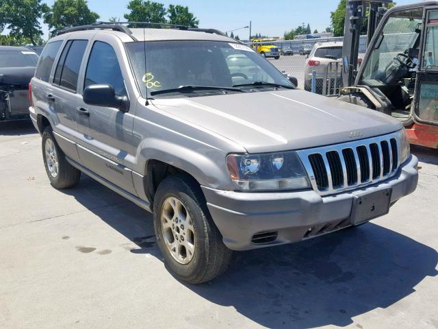 1J4GX48S51C579164 - 2001 JEEP GRAND CHER GRAY photo 1