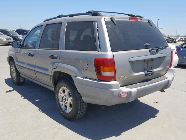 1J4GX48S51C579164 - 2001 JEEP GRAND CHER GRAY photo 3