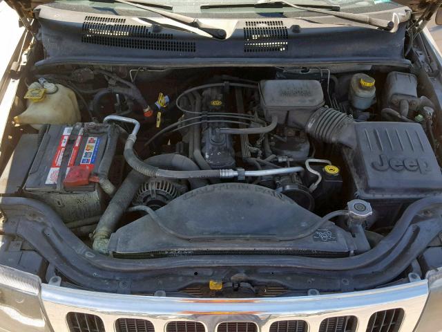 1J4GX48S51C579164 - 2001 JEEP GRAND CHER GRAY photo 7