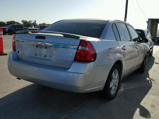 1G1ZT54825F194619 - 2005 CHEVROLET MALIBU LS 银色 照片 4