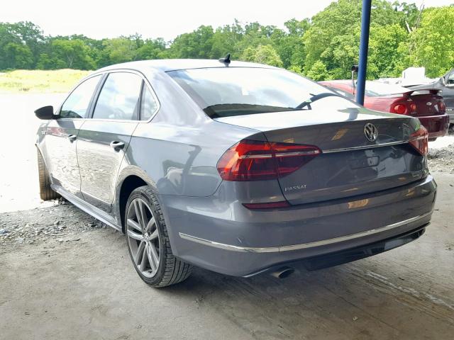 1VWDT7A37HC026516 - 2017 VOLKSWAGEN PASSAT R-L GRAY photo 3