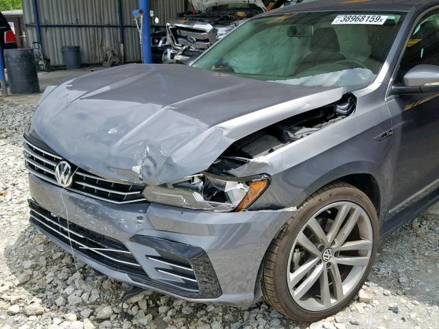 1VWDT7A37HC026516 - 2017 VOLKSWAGEN PASSAT R-L GRAY photo 9