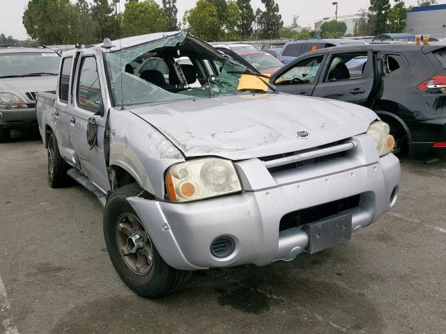 1N6ED27T04C462338 - 2004 NISSAN FRONTIER C SILVER photo 1