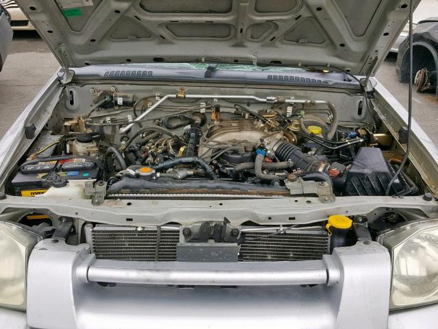 1N6ED27T04C462338 - 2004 NISSAN FRONTIER C SILVER photo 7