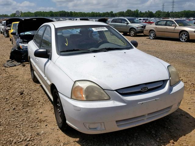 KNADC125546288119 - 2004 KIA RIO WHITE photo 1