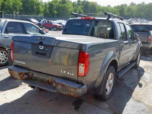 1N6AD07W46C463878 - 2006 NISSAN FRONTIER C GRAY photo 4