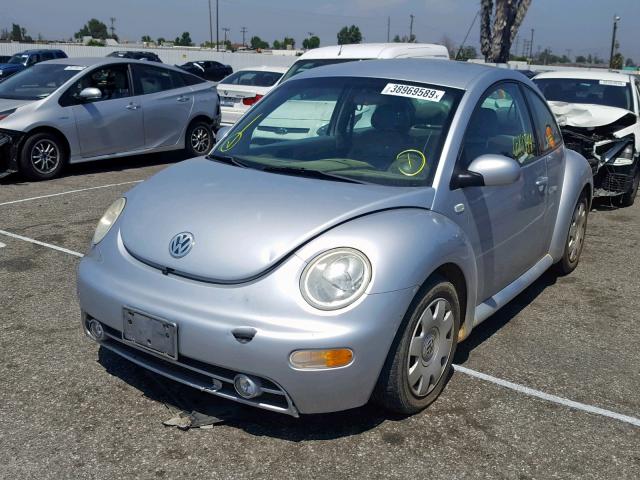 3VWCK21C72M459759 - 2002 VOLKSWAGEN NEW BEETLE Gümüş foto 2