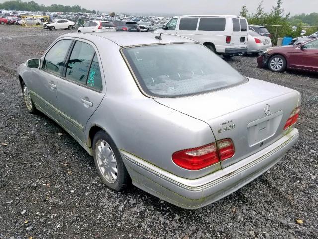 WDBJF65J71B375492 - 2001 MERCEDES-BENZ E 320 SILVER photo 3