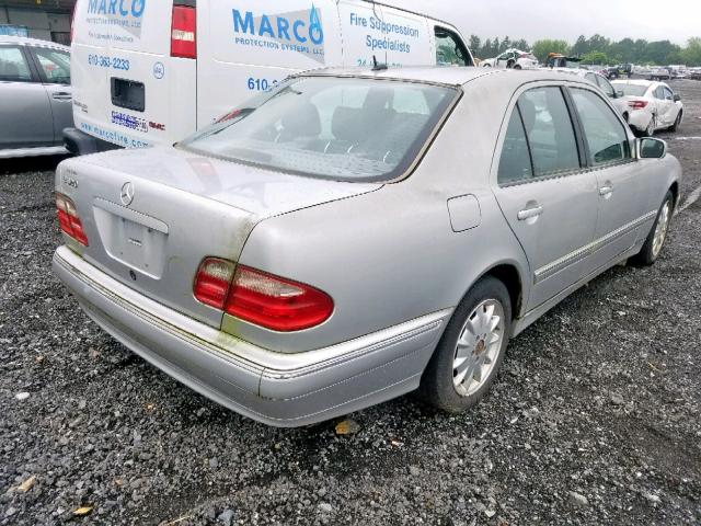 WDBJF65J71B375492 - 2001 MERCEDES-BENZ E 320 SILVER photo 4